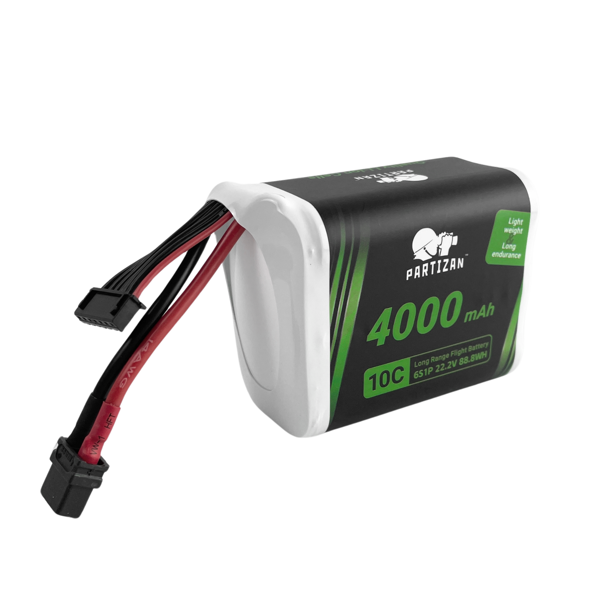 13794 1 battery partizan li ion 6s1p 22 2v 4000mah 10c xt60