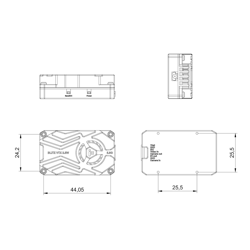 13956 7 vtx iflight blitz whoop 5 8g 2 5w