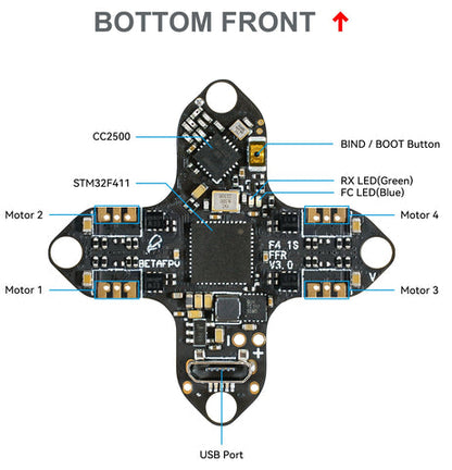 14016 4 aio fc betafpv f4 1s 5a spi frsky v2 0 light version