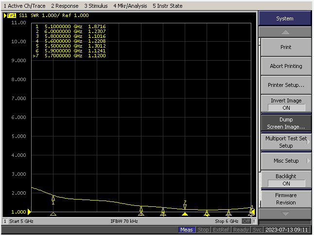 14028 6 antenna partizan triple feed patch array 5 8g sma
