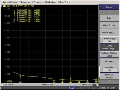 14028 6 antenna partizan triple feed patch array 5 8g sma