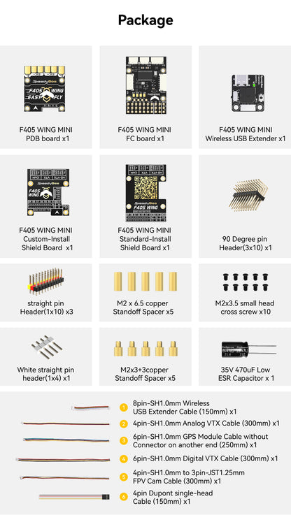 14277 6 stack speedybee f405 wing mini
