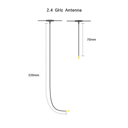 14871 receiver iflight elrs 2 4g rx nano 220mm mini antenna