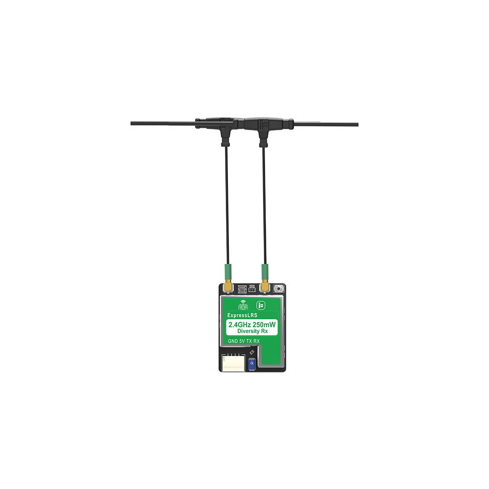 14907 1 receiver iflight true diversity elrs 2 4g rx 2 x 40mm mini antenna