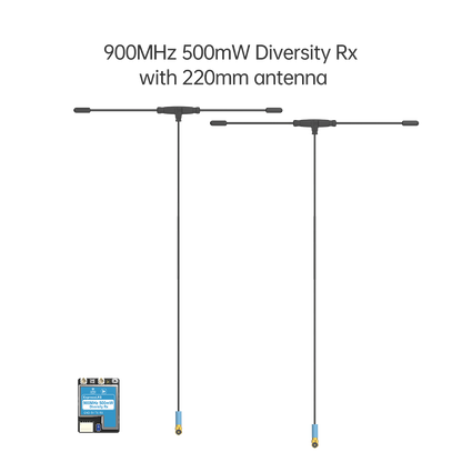 14925 receiver iflight true diversity elrs 868 915 rx 2x 220mm antenna