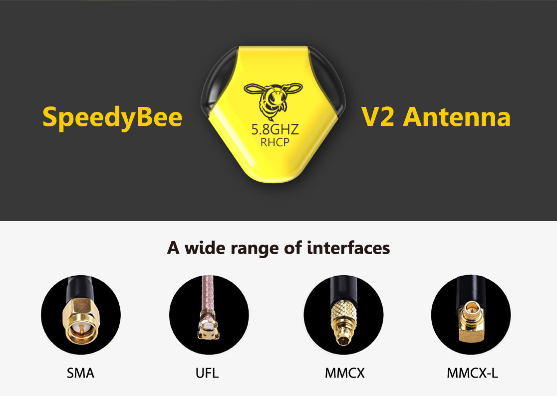 150 4 antenna speedybee v2 5 8 ghz 2pcs mmcx l