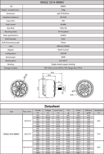15054 5 motor iflight xing2 3314 unibell 900kv