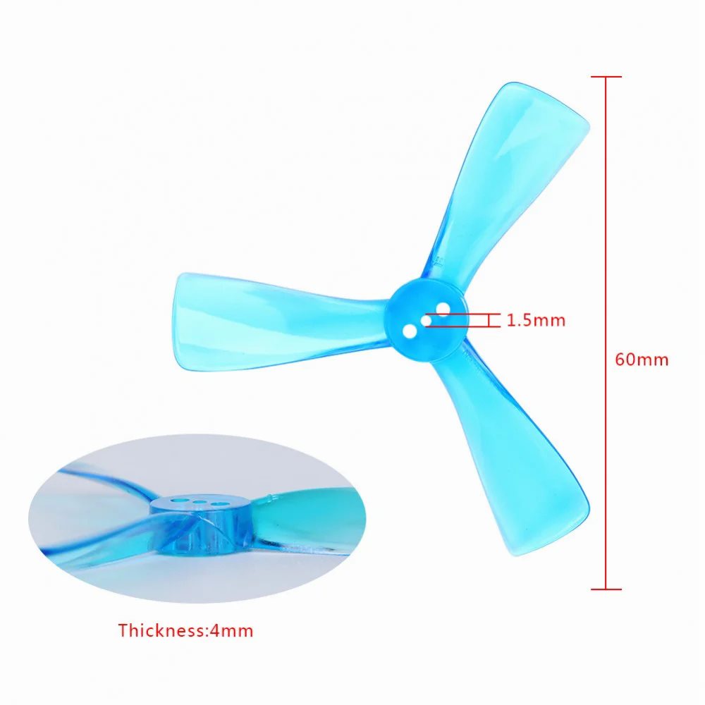 15567 1 propellers iflight nazgul cine 2525 tri blade blue