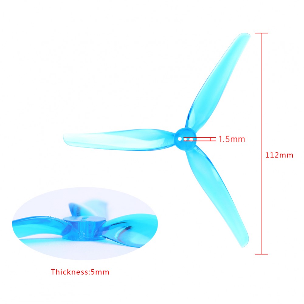 15579 4 propellers iflight nazgul 5030 blue