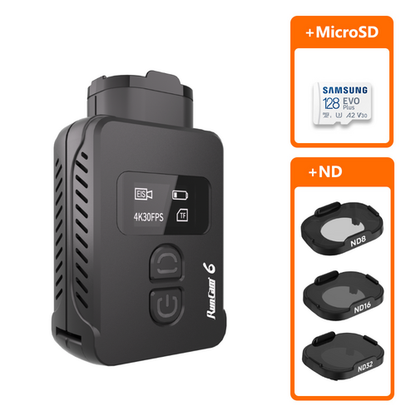 15657 action camera runcam 6 with nd filters sd 128g