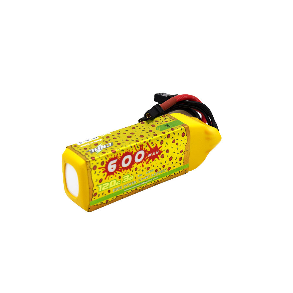 15879 1 battery cnhl pizza series lipo 3s 11 1v 600mah 120c xt30u