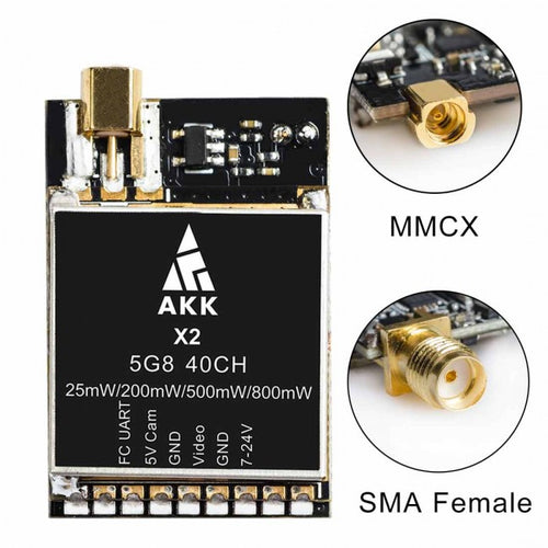 VTX AKK X2-MMCX 5.8G 800mW