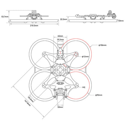 16296 2 frame betafpv pavo35 brushless whoop