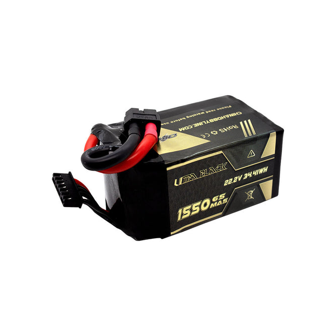 16695 4 battery cnhl ultra black lipo 6s 22 2v 1550mah 150c xt60