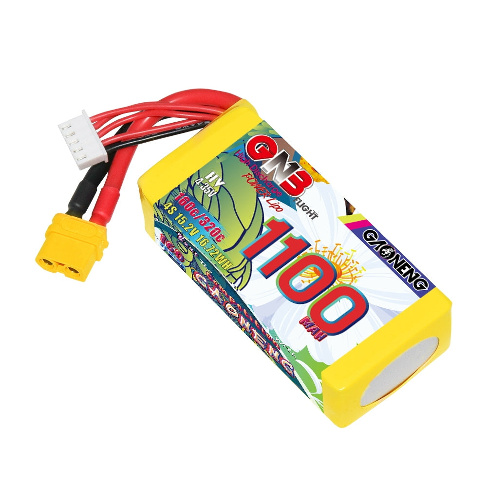 Battery GNB GAONENG 1100mah 4S1P 15.2V HV 160C XH- JST 5P XT60