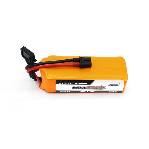 Battery CNHL MiniStar HV 550mAh 15.2V 4S 70C Lipo Battery with XT30U