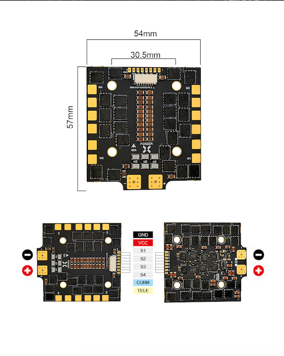 ESC Foxeer Reaper F4 128Multi 82A 4in1