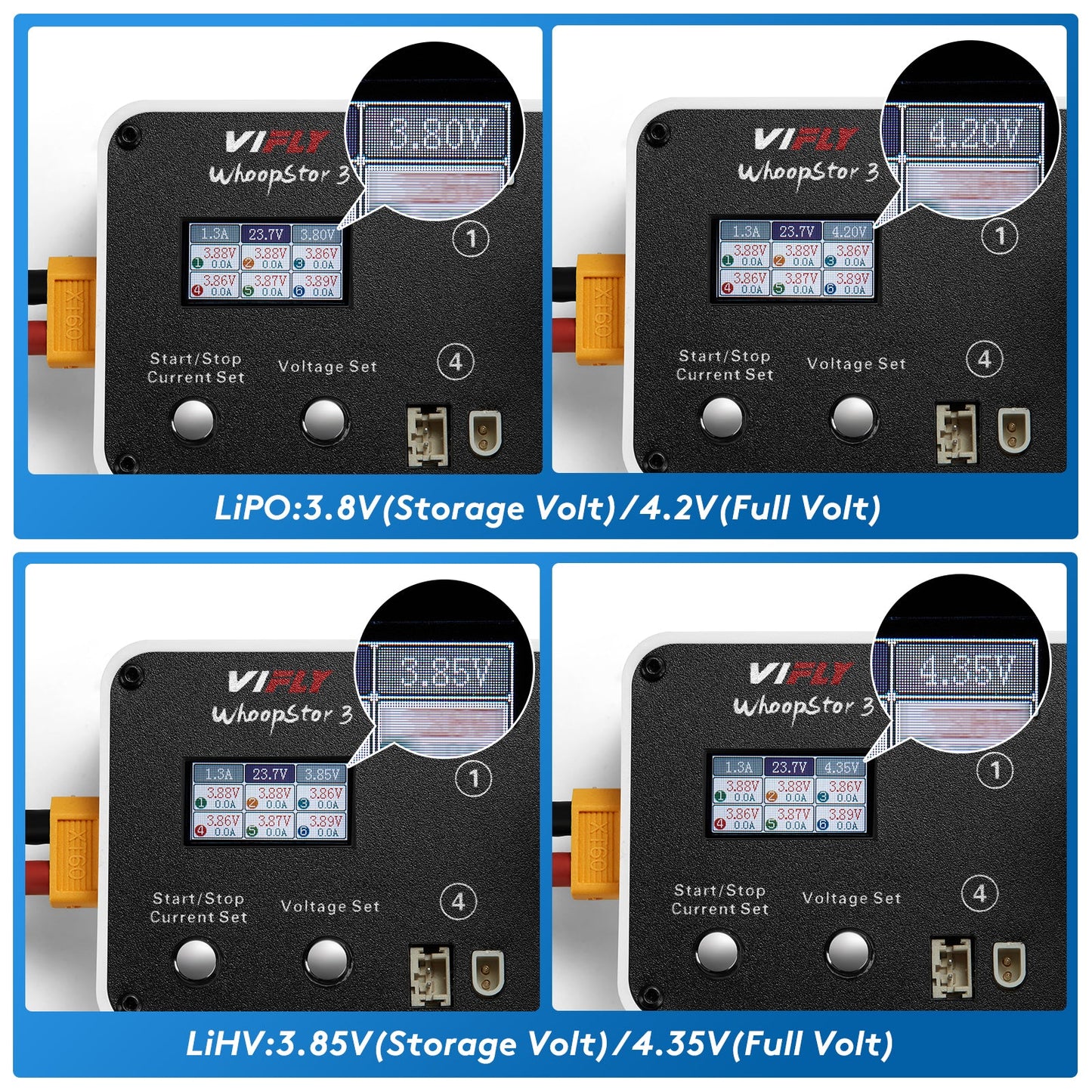 Charger VIFLY WhoopStor 3 Black