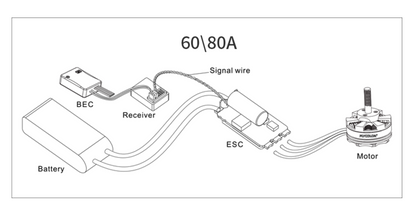 ESC Flycolor X-Cross HV3 60A 5-12S