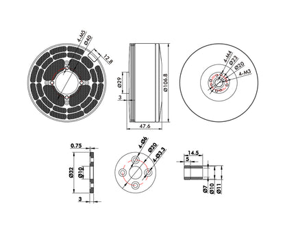 Motor T-Motor U12II KV60