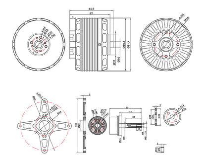 Motor T-Motor AT7224 KV160