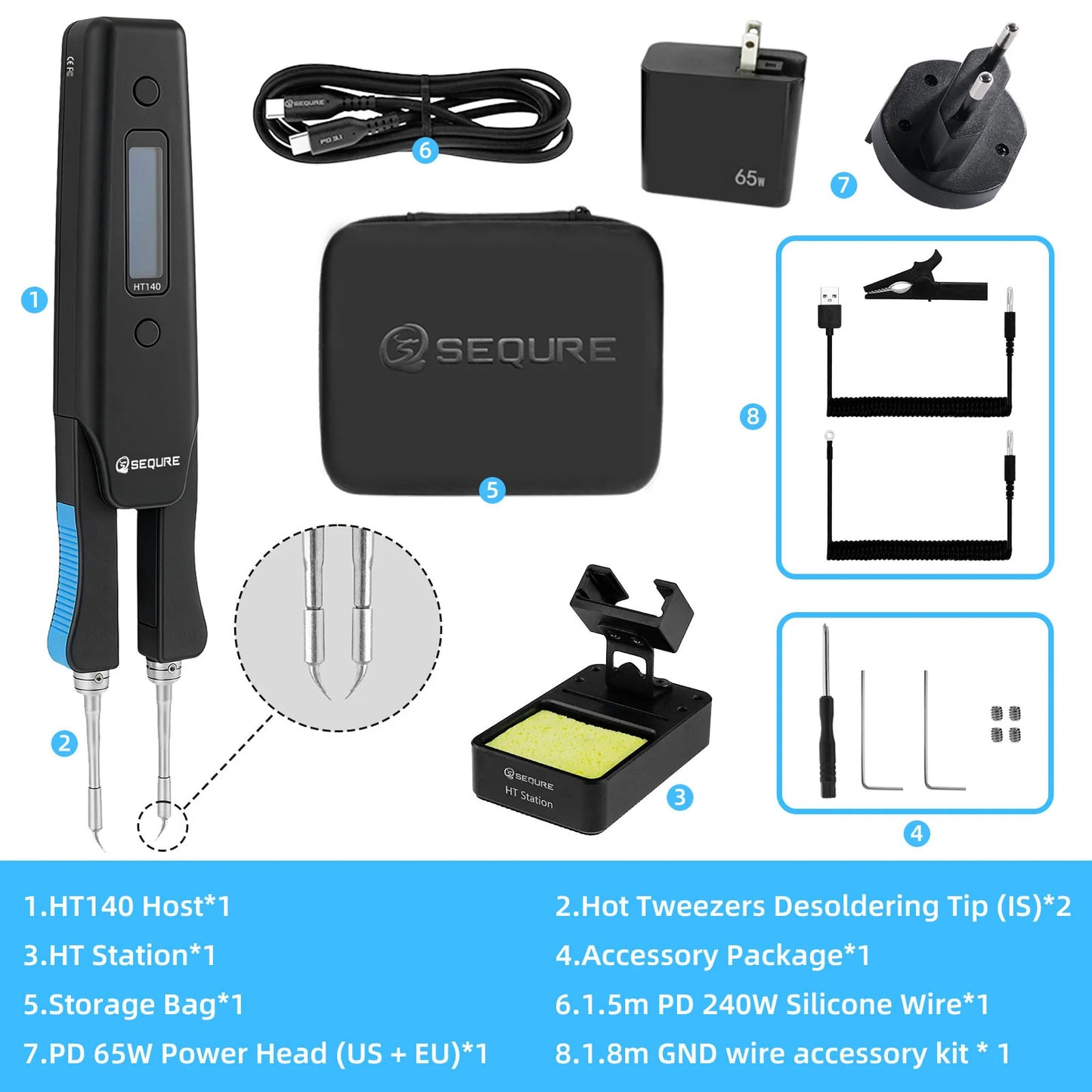 Hot Tweezers SEQURE HT140 2-IN-1