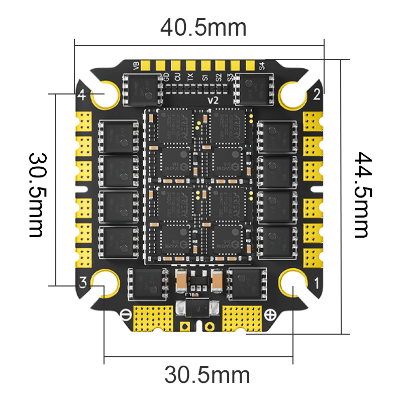 ЕSC 4in1 Pilotix 75A AM32