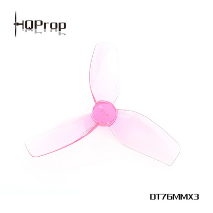 Propellers HQProp Cinewhoop T76MMX3 V2 3-blade 3" Pink (2CCW+2CW)
