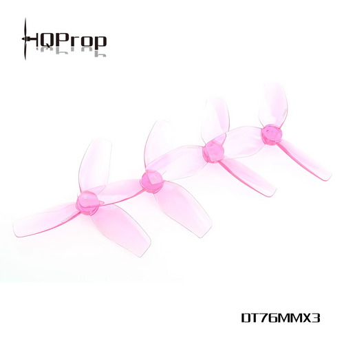 Propellers HQProp Cinewhoop T76MMX3 V2 3-blade 3" Pink (2CCW+2CW)