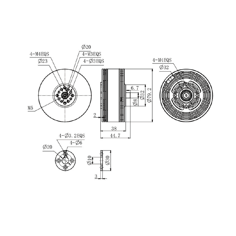 Motor Pilotix 7215 200KV