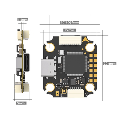 Stack iFlight Borg F7 Mini (Borg 60 Mini ESC)