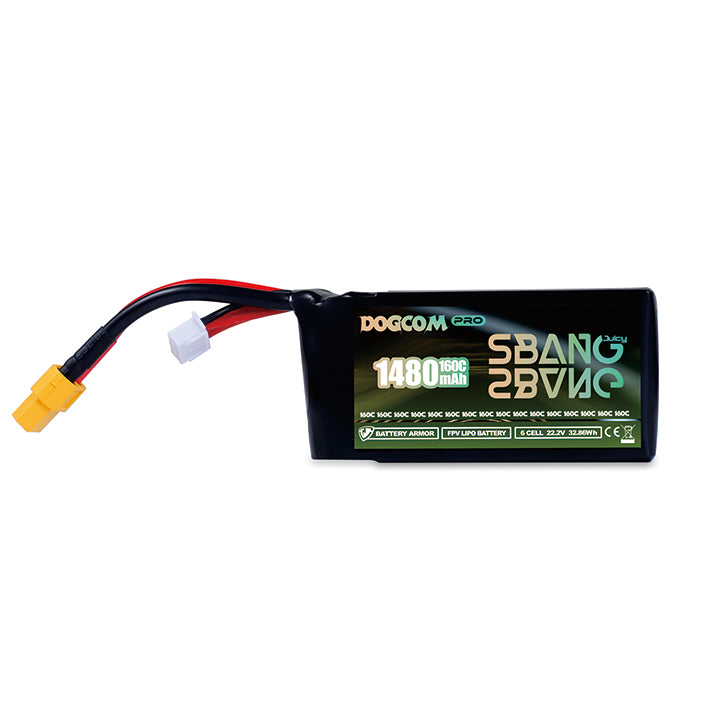 Baterie DOGCOM 1480 mAh 6S 22,2 V 160C LiPo SBANG Edition