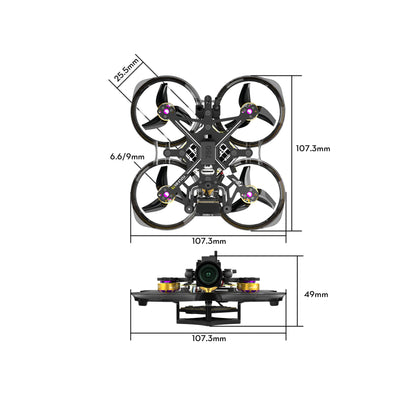 FPV drone FLYWOO Flylens 75 HD O4 2S TBS V1.3