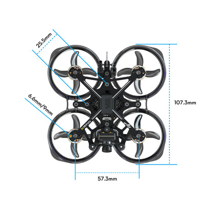 FPV drone FLYWOO FlyLens 75 HD Walksnail 2S BNF ELRS 2.4G V1.3