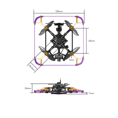 FPV drone FLYWOO Flytimes 85 Walksnail 2S ELRS 2.4G