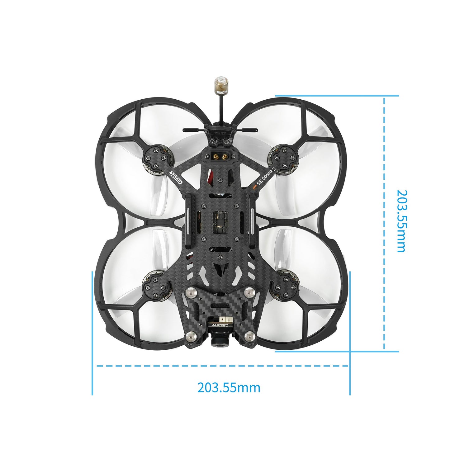 651 3 fpv drone geprc cinelog35 v2 analog tbsnanorx