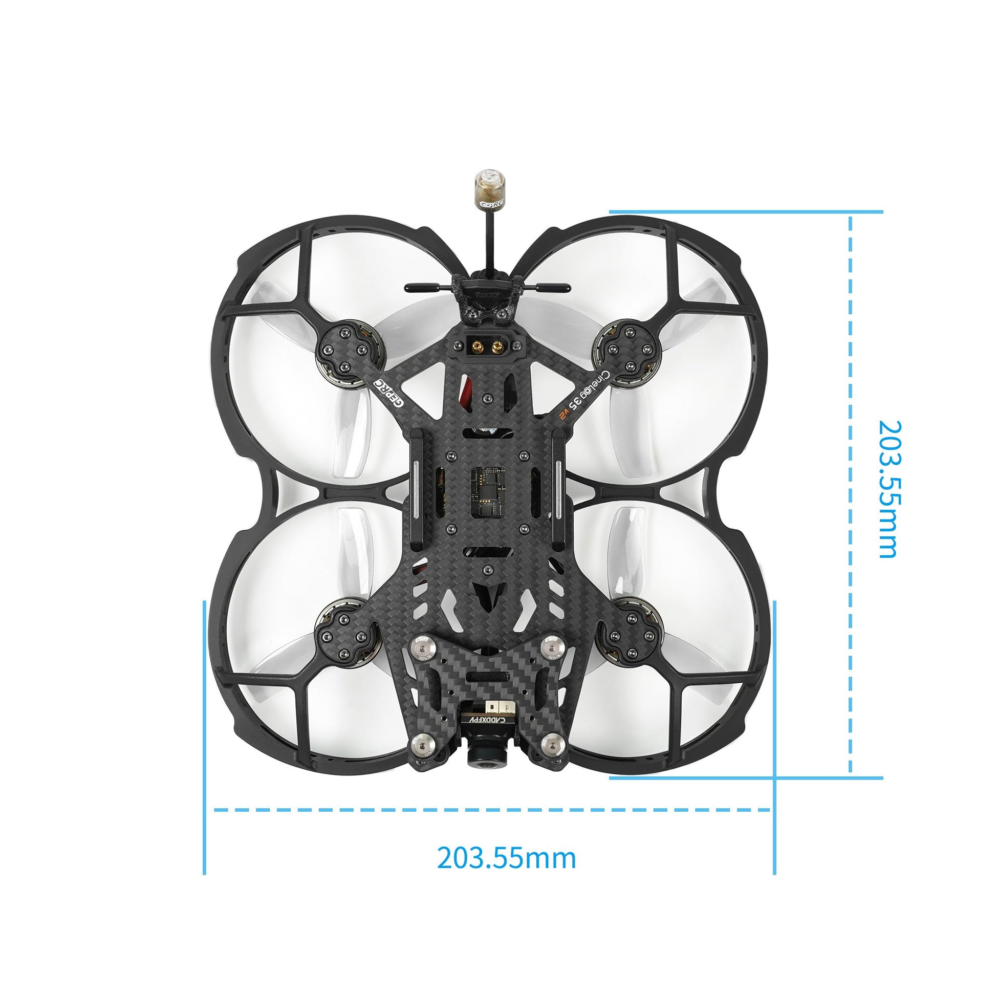 651 3 fpv drone geprc cinelog35 v2 analog tbsnanorx
