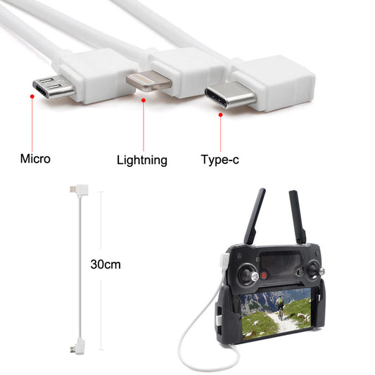 6516 usb cable startrc 30cm lightning white