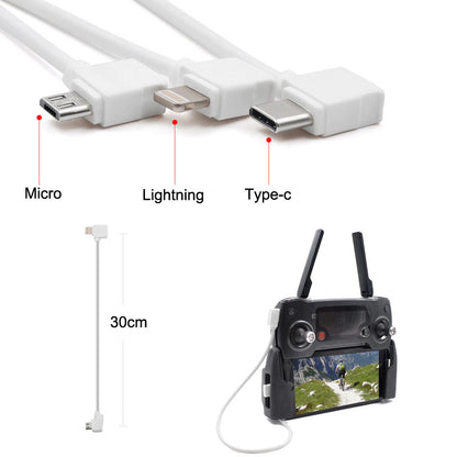 6519 1 usb cable startrc 30cm micro white