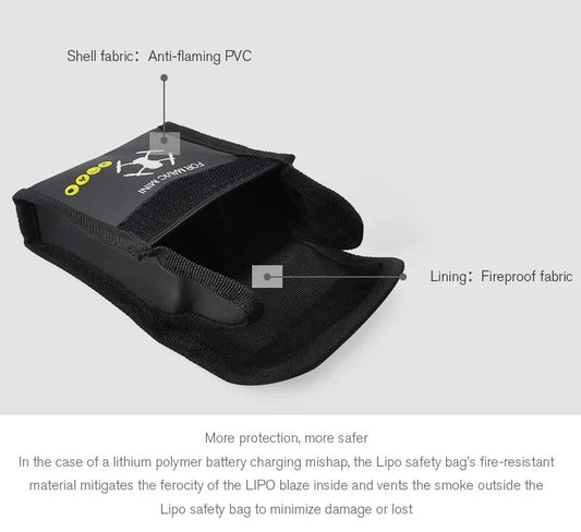 6657 battery safety bag startrc for mini 2 mini se mavic mini mini 3 pro for 1 pc battery