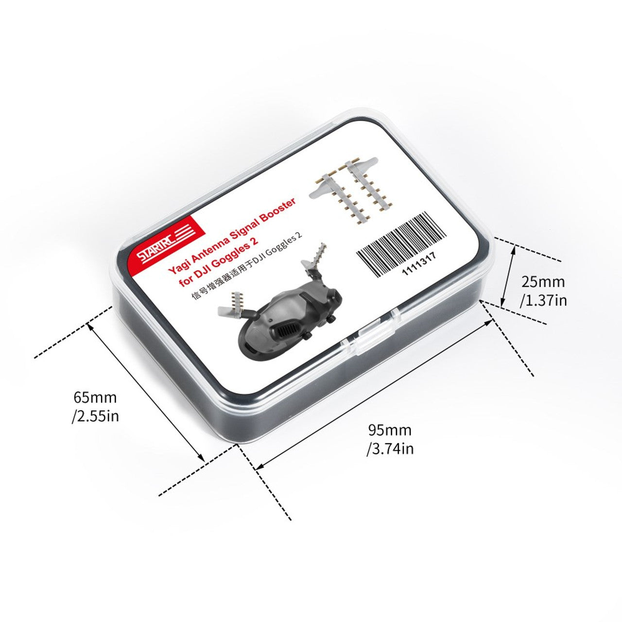6702 6 antenna signal booster startrc 5 8ghz for dji goggles 2