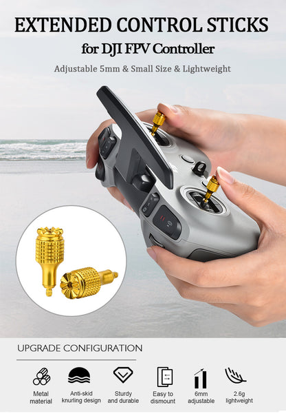 6777 8 adjustable control stick startrc for dji fpv dji avata controller