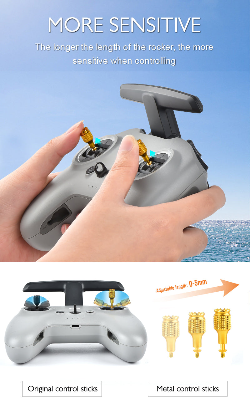 6777 9 adjustable control stick startrc for dji fpv dji avata controller
