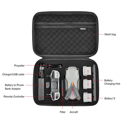 6840 5 case startrc for dji air 2 2s with rc n1 controller