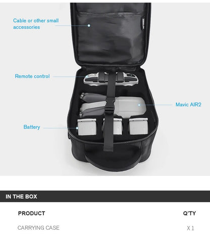 6843 9 carrying bag startrc for dji air 2 2s with rc n1 controller