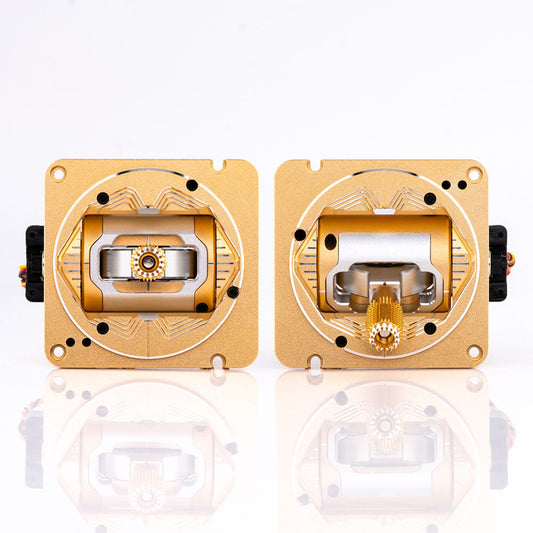 8058 ag01 cnc hall gimbal set radiomaster gold