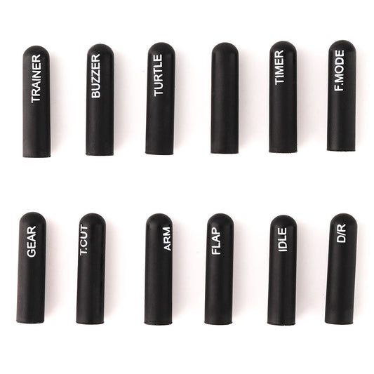 8247 labeled silicon switch cover set radiomaster long black