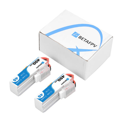 8613 2 battery betafpv lipo 4s 14 8v 450mah 75c xt30 2pcs
