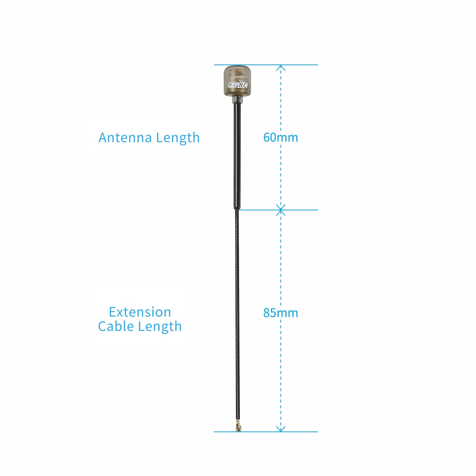 897 1 antenna geprc peano 5 8g lhcp mmcx 145mm