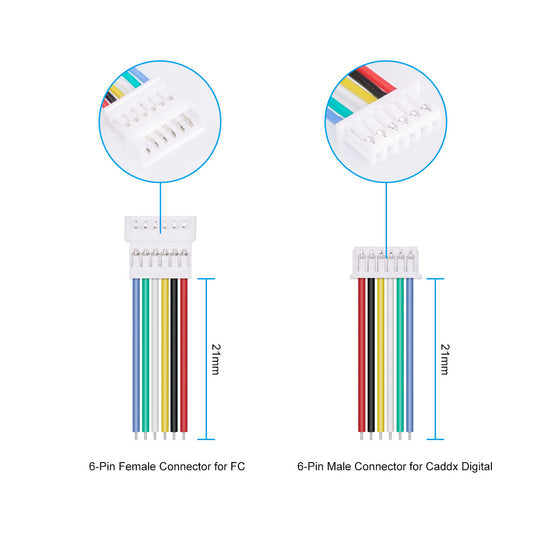 9240 1 connector cable set betafpv for digital vtx